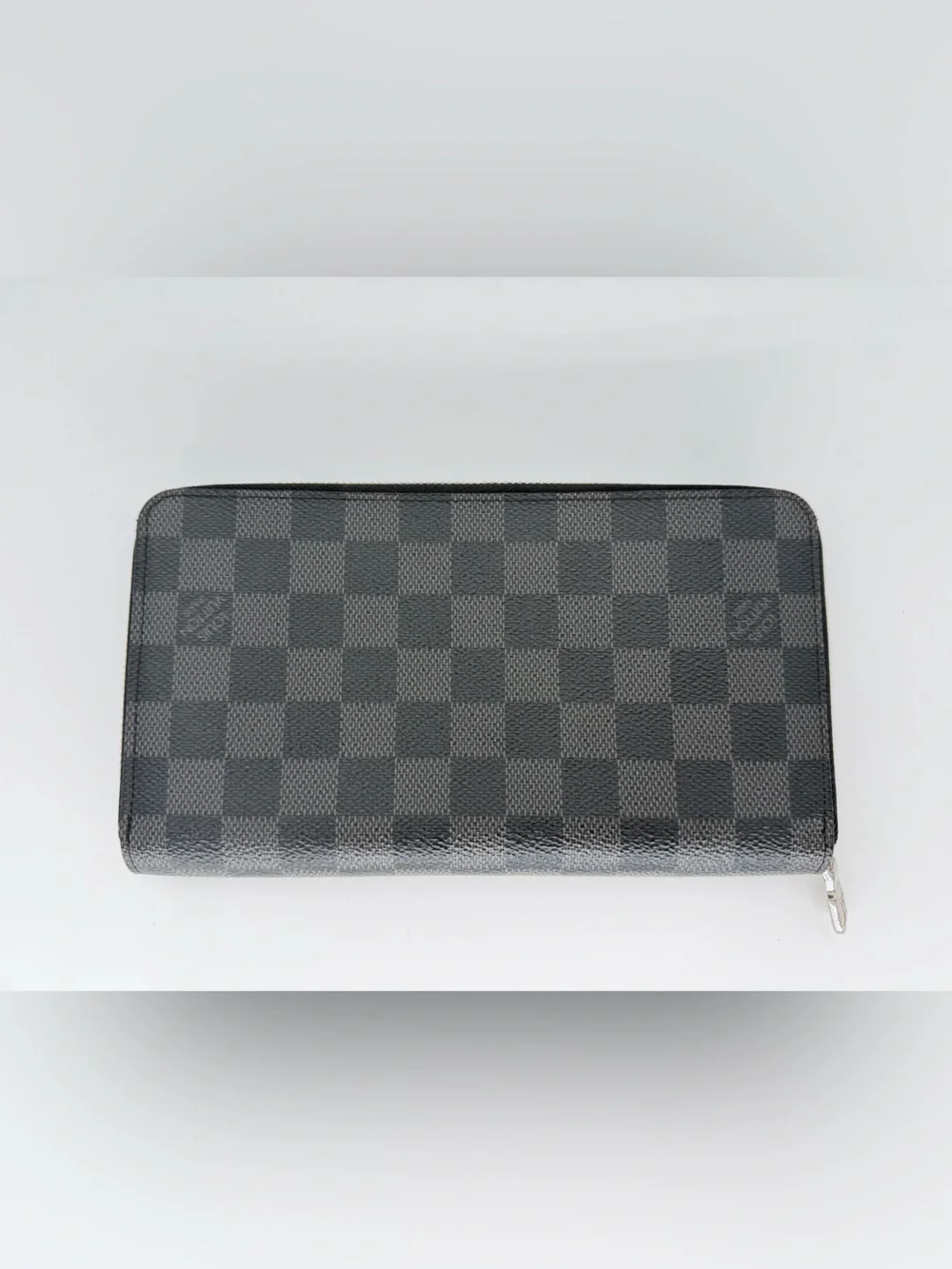 LV Damier Graphite Unisex Zippy Organizer Wallet Excellent Condition w/COA - Picture 7 of 11
